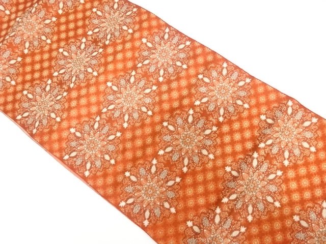 JAPANESE KIMONO / HANA-MON WEAVING NAGOYA OBI